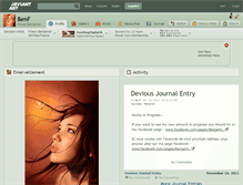 Tablet Screenshot of benf.deviantart.com