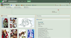 Desktop Screenshot of dynovvulf.deviantart.com