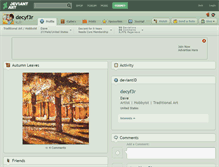 Tablet Screenshot of decyf3r.deviantart.com