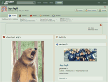 Tablet Screenshot of jay-jayb.deviantart.com