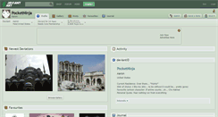 Desktop Screenshot of pocketninja.deviantart.com