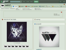 Tablet Screenshot of matth27.deviantart.com