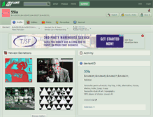 Tablet Screenshot of 55la.deviantart.com
