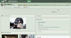 Desktop Screenshot of goth-angel-ina.deviantart.com