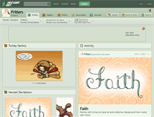 Tablet Screenshot of fritters.deviantart.com