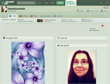 Tablet Screenshot of mookiezoolook.deviantart.com
