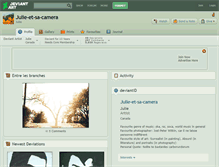 Tablet Screenshot of julie-et-sa-camera.deviantart.com