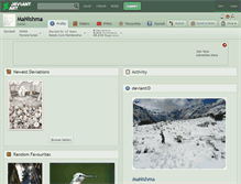 Tablet Screenshot of manishma.deviantart.com