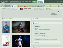 Tablet Screenshot of mornevz.deviantart.com