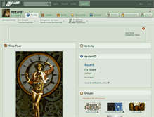 Tablet Screenshot of iizzard.deviantart.com