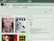 Tablet Screenshot of cngz.deviantart.com