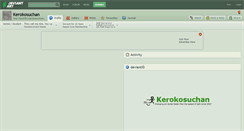 Desktop Screenshot of kerokosuchan.deviantart.com