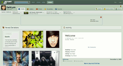 Desktop Screenshot of darklyon.deviantart.com