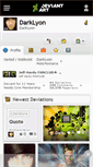 Mobile Screenshot of darklyon.deviantart.com