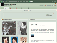 Tablet Screenshot of pride-and-prejudice.deviantart.com