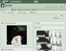 Tablet Screenshot of joleneisme.deviantart.com