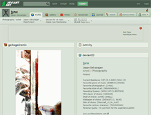 Tablet Screenshot of jynx.deviantart.com