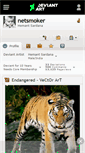 Mobile Screenshot of netsmoker.deviantart.com
