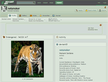 Tablet Screenshot of netsmoker.deviantart.com