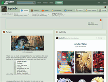 Tablet Screenshot of joycie24.deviantart.com
