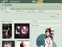 Tablet Screenshot of hey-darling.deviantart.com
