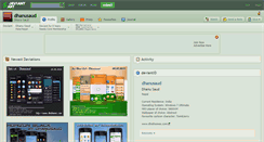 Desktop Screenshot of dhanusaud.deviantart.com