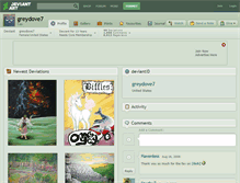 Tablet Screenshot of greydove7.deviantart.com