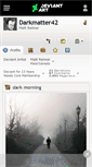 Mobile Screenshot of darkmatter42.deviantart.com