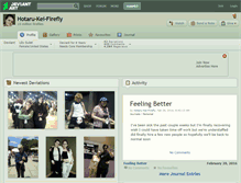 Tablet Screenshot of hotaru-kei-firefly.deviantart.com