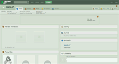 Desktop Screenshot of icon247.deviantart.com