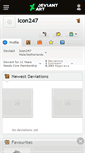 Mobile Screenshot of icon247.deviantart.com
