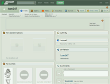 Tablet Screenshot of icon247.deviantart.com