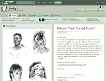 Tablet Screenshot of cluedog.deviantart.com