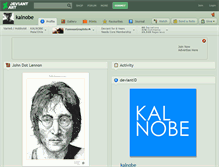 Tablet Screenshot of kalnobe.deviantart.com