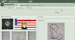 Desktop Screenshot of gin-hana-ookami.deviantart.com