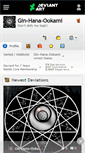 Mobile Screenshot of gin-hana-ookami.deviantart.com