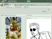 Tablet Screenshot of meadora.deviantart.com