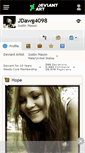 Mobile Screenshot of jdawg4098.deviantart.com