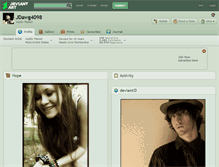 Tablet Screenshot of jdawg4098.deviantart.com