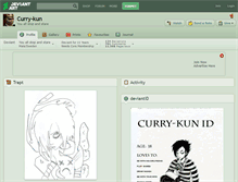 Tablet Screenshot of curry-kun.deviantart.com