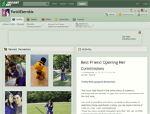 Tablet Screenshot of foralleternitie.deviantart.com