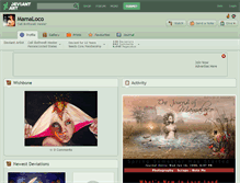 Tablet Screenshot of mamaloco.deviantart.com