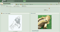 Desktop Screenshot of peytonpretztail.deviantart.com