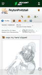 Mobile Screenshot of peytonpretztail.deviantart.com