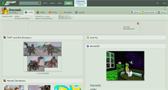 Desktop Screenshot of dracoash.deviantart.com