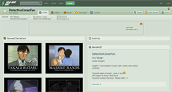 Desktop Screenshot of detectiveconanfan.deviantart.com