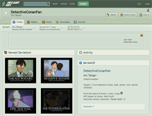 Tablet Screenshot of detectiveconanfan.deviantart.com