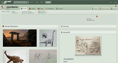 Desktop Screenshot of jamesbaxter.deviantart.com