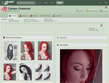 Tablet Screenshot of chelsea--chokehold.deviantart.com