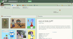 Desktop Screenshot of jakeishness.deviantart.com